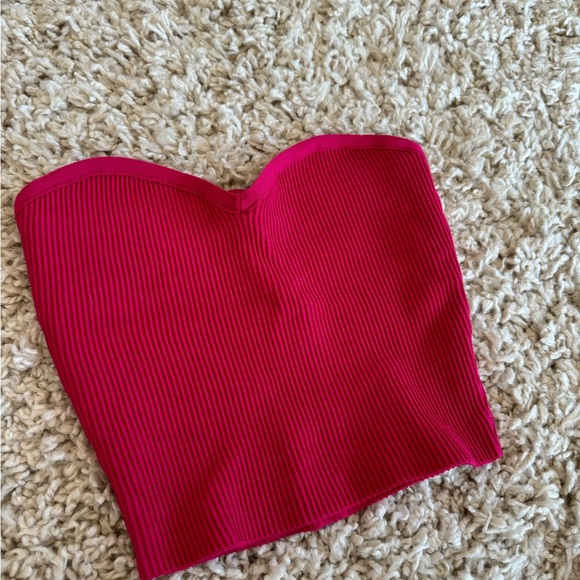Sculpt knit sweetheart tube top - Picture 3 of 5